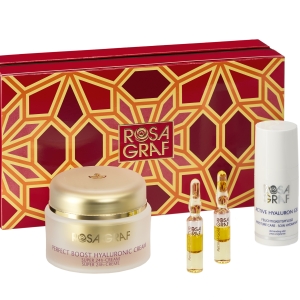 Special Edition Gift Box Rosa Graf | 1.7 oz Hyaluronic cream, 1 oz Hyaluron Gel, 2*10 ml gold ampoules
