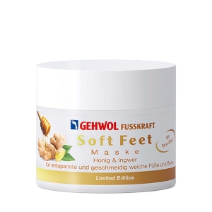 GEHWOL FUSSKRAFT Soft Feet Mask Honey & Ginger | for relaxed and silky soft feet and legs